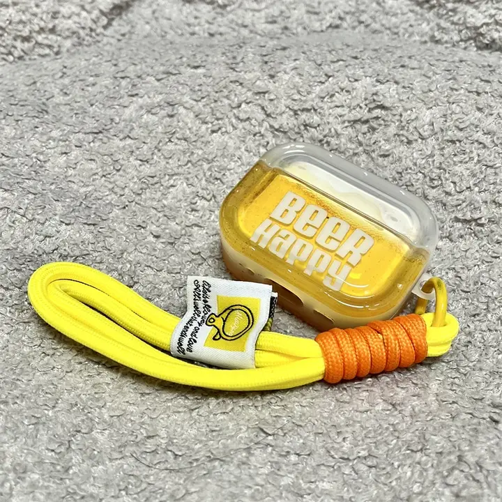 ビール対応 AirPods Pro 3 用 保護ケース【AirPods 4 及び 3 用・Bluetoothイヤフォン保護カバー】