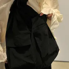 防風素材の学生用バッグ【手持ち・リュック2WAY・大容量・シンプルデザイン】