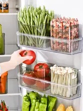透明食品用収納ボックス【野菜と果物用・冷蔵庫サイドドアに適した整理アイテム】