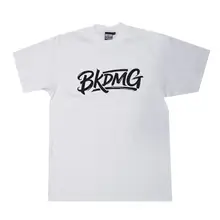 重厚感のあるヒップホップスタイルのショートスリーブTシャツ【オールドスクール・西海岸風・シンプルデザイン】