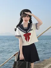 セーラー服 レディース 半袖 夏服 白三本 2点セット 本格派 トラディショナル