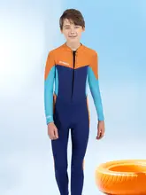 子供用水着 男の子用ダイビングスーツ【長パンツ・女の子用・UVカット・長袖・速乾・保温】（セットアップ対応）