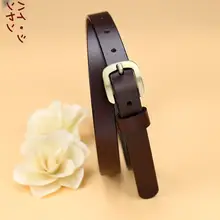 女性用 本革細帯【シンプルデザイン・装飾付き・レトロスタイル】