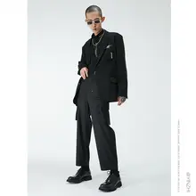 機能的なミリタリー風カジュアルパンツ【立体裁剪・ポケット付き・ゆったりとしたデザイン】（セットアップ対応）