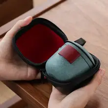 旅行用茶具セット【携帯式・アウトドア用・茶碗2個付き・ポット1個】