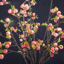 リアルな果実デザインのブドウとリンゴの造花【欧風・インテリア装飾用】