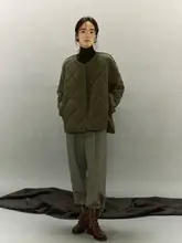 羊毛混紡保温コート【ヴィンテージスタイル・コーデュロイ・秋冬用】