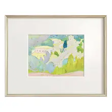 シンプルで上品なフランス風アートリビングルーム装飾画【北欧スタイル・風景画】