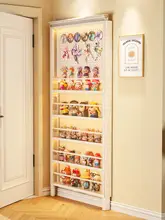 ドア裏収納ラック【スチール製・省スペース・靴収納対応】