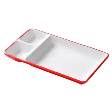 家用フードプレート【醤油皿付き・仕切り付き・フライドポテトやおつまみに最適】