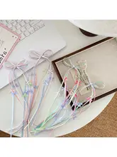 子供用バレエスタイルリボン付きヘアクリップ【古風デザイン・プリンセス向け・髪飾り】