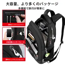 スタイリッシュな防盗バックパック【男女兼用・大学生向け・旅行用】