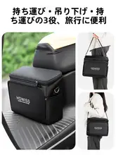 防水自転車用フロント収納バッグ【ヘルメット収納・便利な収納ポケット】