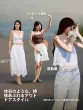新作 一字ネックキャミソール【胸パッド付き・女性用・インナー・外出用】