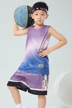 子供用バスケットボールユニフォーム【男女兼用・練習用・背面ベスト】（セットアップ対応）