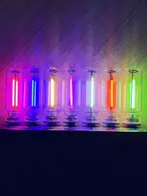 タッチコントロールUSB接続ナイトランプ【ガラスボトル・LED・インテリア照明用】