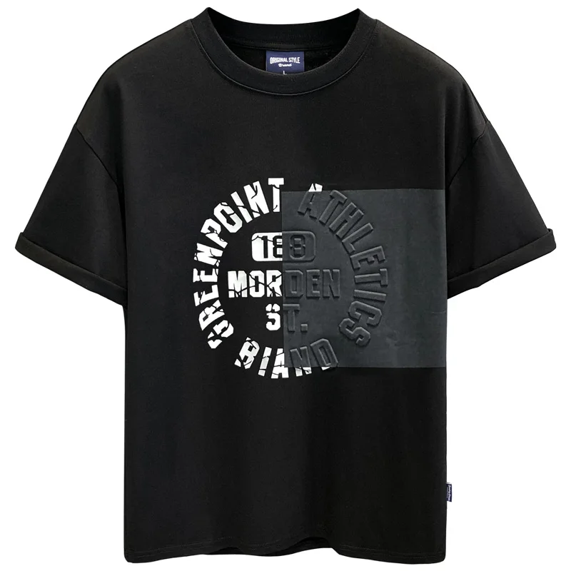 tシャツ ピチピチ メンズ どう選ぶ？レトロな3DエンボスロゴTシャツが夏の快適さを変える理由