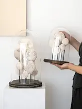 現代風のガラスシェルオーナメント【豪華なインテリア装飾・リビングやホテル用】