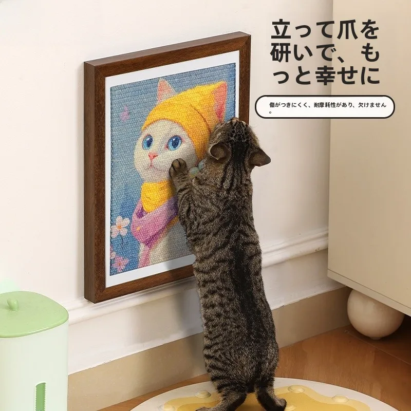 サイザル麻 スクラッチボード 立体真実フレーム：デザインと耐久性を兼ね備えた壁画フレームの実用性