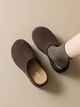 厚底ボックンシューズ【夏用・オープントゥ・スリッポンタイプ】