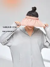 MOLY VIVI サンバイザー レディース シェル型 2WAY アジャスター付き 紫外線対策 UVカット アウトドア 日よ け 夏