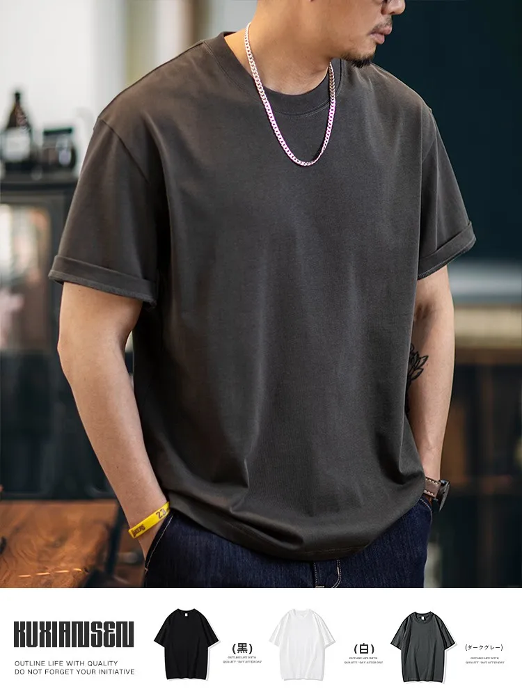 メンズ半袖Tシャツはどう選ぶ？清涼感とゆとりが融合したコットンTシャツの選び方を解説