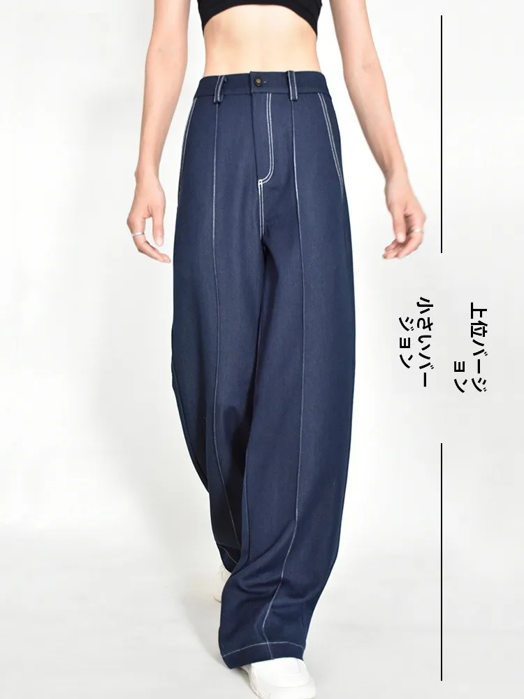 ブラックデニム コーデ 失敗しないガイド｜小柄向けロング丈パンツの実測術