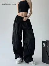 流行のワークパンツ【夏用・薄手・ハイウエスト・フィット・レディース】