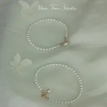 天然淡水パールブレスレット【シンプルデザイン・高級感あふれる仕上がり】