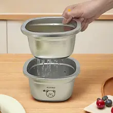 304ステンレス製 二重ストレーナー ミニフルーツ洗浸水器【家庭用・野菜・米洗浸用】
