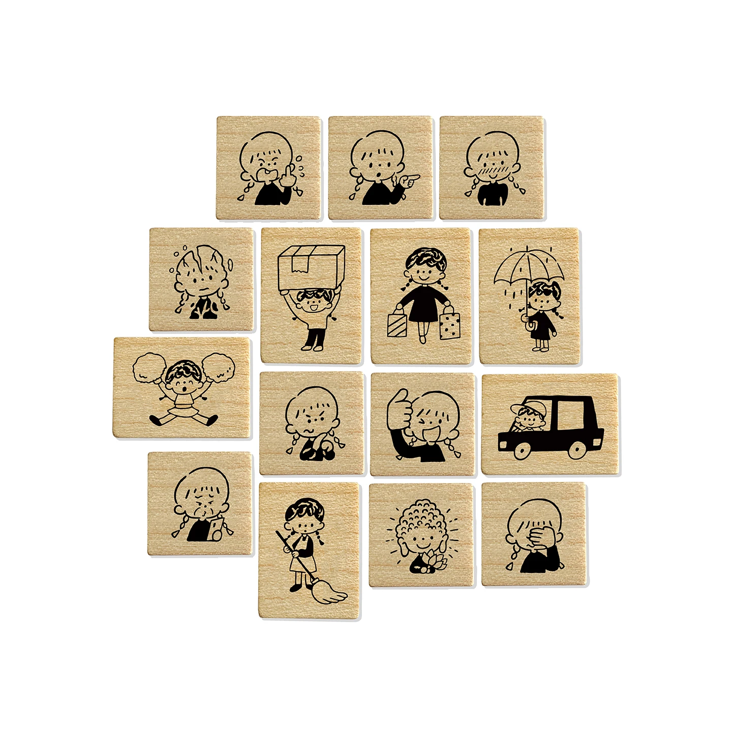 おたまじゃくしの顔とかめの顔、どちらが本当の「かわいさ」なのか？木製スタンプで答えを出す