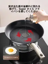 Supor 極上の柔らかさ！不粘フライパン【ステンレス製・クッキング・電磁調理対応】