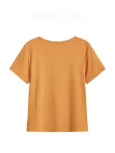 半袖Tシャツ レディース Uネック 韓流 シンプル デザイン性 スリム きれいめ 着回し 夏