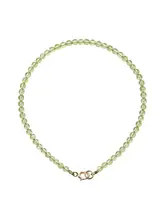 天然ペリドット ブレスレット14k ゴールドフィルド極細 2mm
