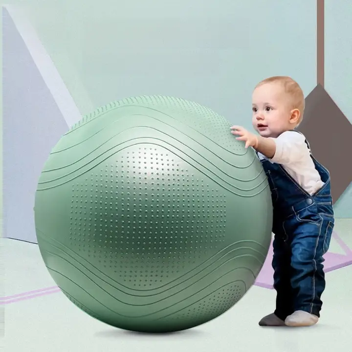 子供用ヨガボール【感覚統合トレーニング・触覚マッサージ・バランスボール・加厚・防爆】