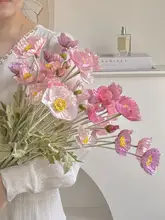 高級感のあるマグノリア造花【インテリア装飾用・花瓶付き】