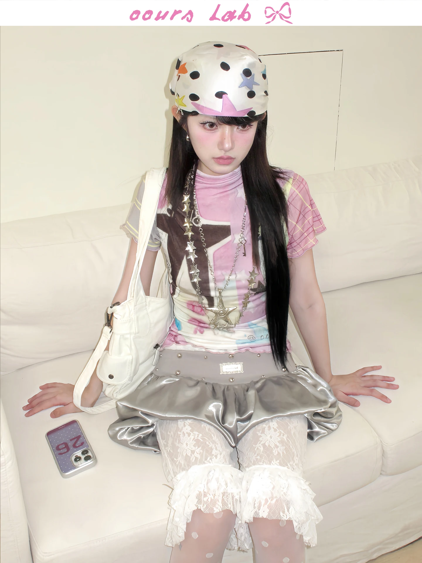 両面着用可能！涼感メッシュ半袖トップスがモード系かわいいを実現する
