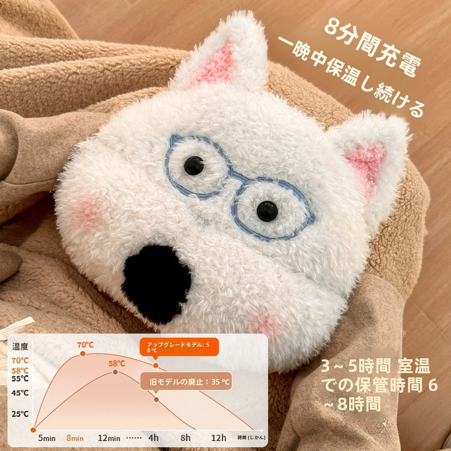 充電式電気毛布 FY008-02：国家規格防爆と自動電源オフによる安全な暖房解決