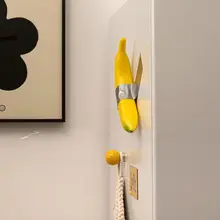 ユニークなバナナ型冷蔵庫マグネット【3D立体デザイン・アート装飾】