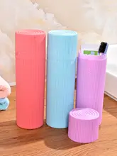 可愛い携帯用歯ブラシカップ【旅行用・防塵・収納ボックス・洗面用】