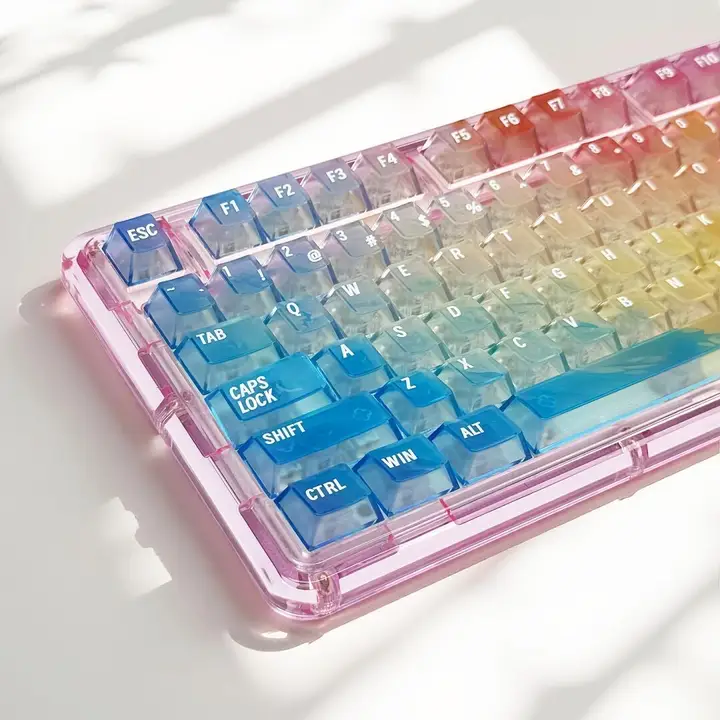 幻彩迷雾PC透光キーボードキャップ【オリジナル高さ・タム対応】
