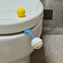 トイレ用香水付きトイレ蓋リフター【手を汚さずに使える・可愛いベルデザイン】