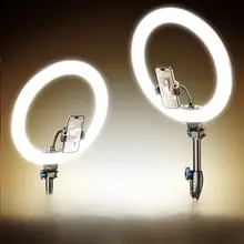 RTAKO スマホ三脚架 リングライト付き 多機能 汎用ホルダー 自撮り 動画配信 撮影 ポータブル 伸縮 フロア対応