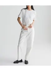 trueidea 夏用 デニムストレートパンツ【綿混・柔らかな質感・色落ちしにくい】