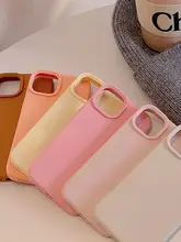 シンプルな液体シリコンiPhoneケース【iPhone対応・柔らかい・全包】