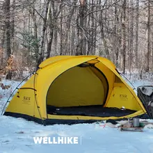 WELLHIKE テント 2人用 軽量 コンパクト 持ち運び便利 登山 トレッキング キャンプ 公園 オールシーズン「WELLHIKE」