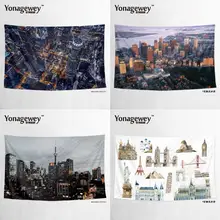壁掛けタペストリー バッククロス ポスター 都市風景 名所旧跡 街並み インスタ映え 寝室 部屋 壁飾り