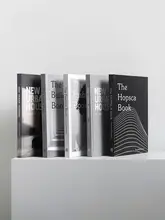Dnnni 建築風 黒白の装飾用フェイクブック【インテリア 小物・リビング・寝室用】