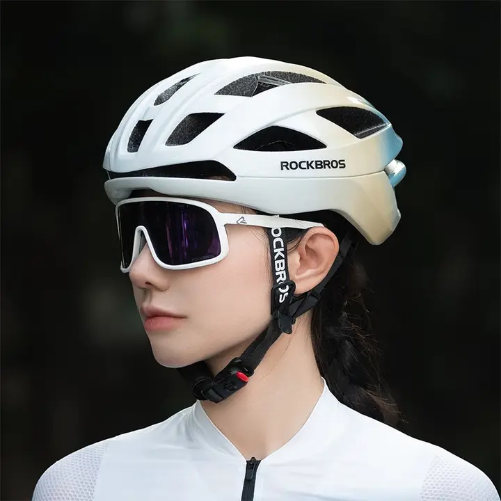 ROCKBROS 自転車用ヘルメット ユニセックス 一体成形 軽量 ロードバイク マウンテンバイク サイクリング
