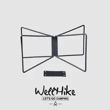 WELLHIKE アウトドア用アルミ箱スタンド【30/50L対応・大容量・折りたたみ・キャンプ用】